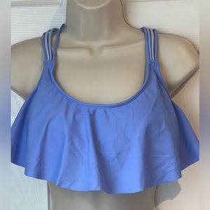 Xhilaration Periwinkle Bikini Top Women’s Size Large‎ NWT
